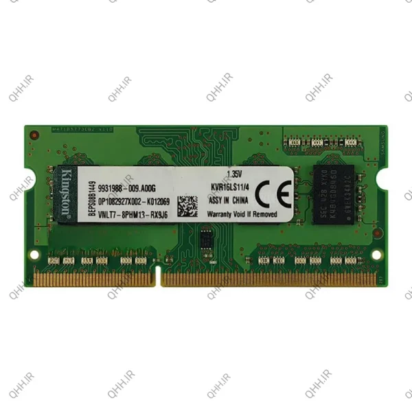 رم لپ تاپ 4 گیگ Kingston DDR3-PC3L-1600-12800 MHZ 1.35V