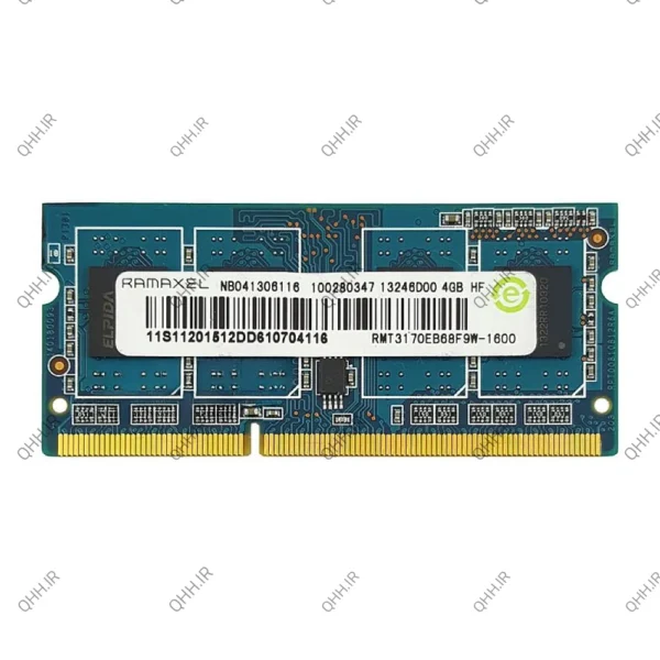 رم لپ تاپ 4 گیگ Ramaxel DDR3 1600-12800 MHZ 1.5V