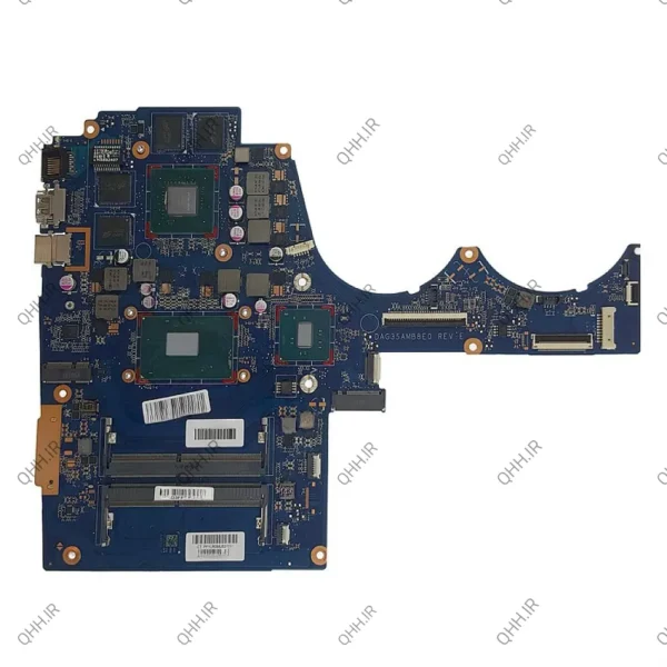 مادربرد لپ تاپ اچ پی Omen 15-AX_CPU-I7-6700HQ_DAG35AMB8E0_VGA-2GB گرافیک دار