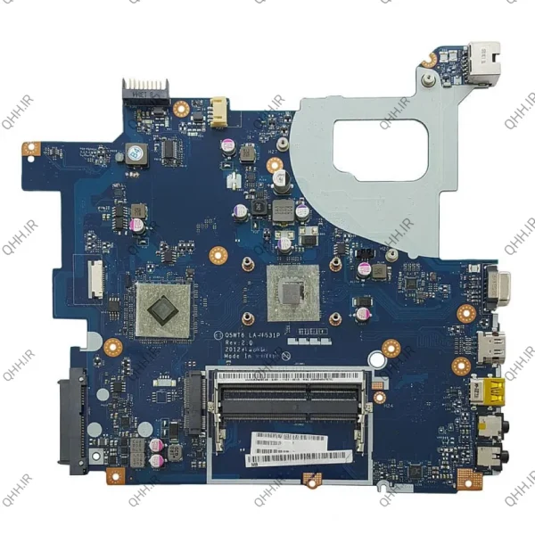 مادربرد لپ تاپ ایسر Aspire E1-521 AMD_Q5WT6_LA-8531P بدون گرافیک