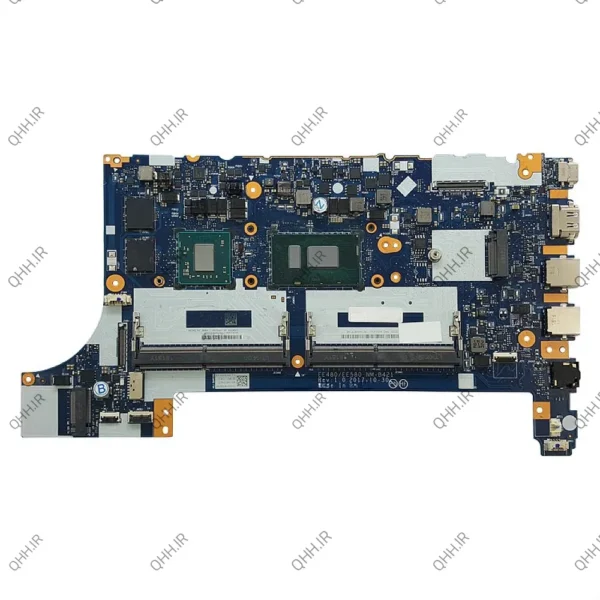 مادربرد لپ تاپ لنوو Thinkpad E480-E580 CPU-I7-8550U_NM-B421_VGA-2GB گرافیک دار
