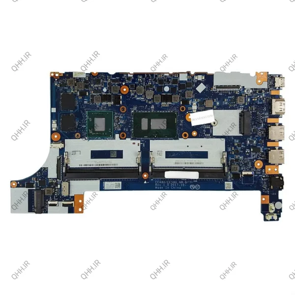 مادربرد لپ تاپ لنوو Thinkpad E480-E580 CPU-I5-8250_EE480-EE580_NM-B421_VGA-2GB گرافیک دار
