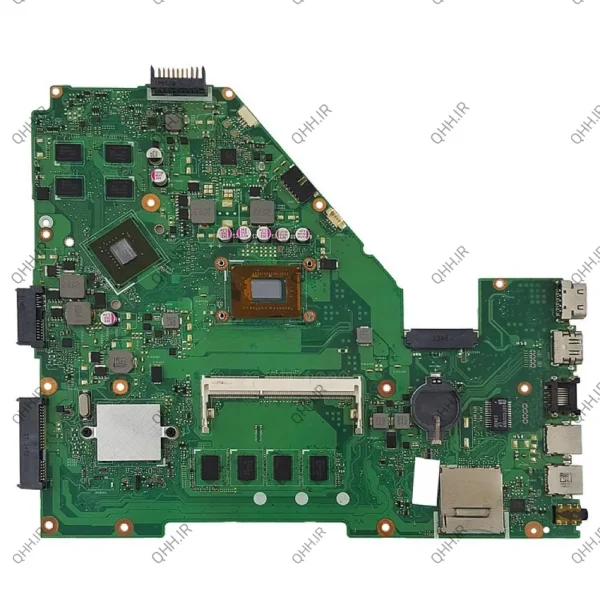 مادربرد لپ تاپ ایسوس X550CC-P550C_CPU-Celeron-1007U_LED-40Pin Ram-2GB_VGA-2GB گرافیک دار-مشابه X550EP