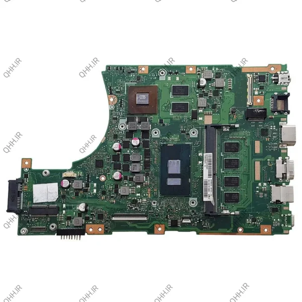 مادربرد لپ تاپ ایسوس VivoBook X456UV CPU-I5-6200_Rev 2.0 4GB-2GB گرافیک دار-CPU حرارت دیده