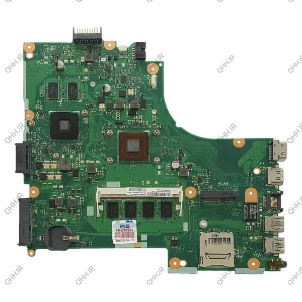 مادربرد لپ تاپ ایسوس X450EP_E1-2100U_Rev 2.0_40Pin 2GB-2GB گرافیک دار-مشابه X450CC