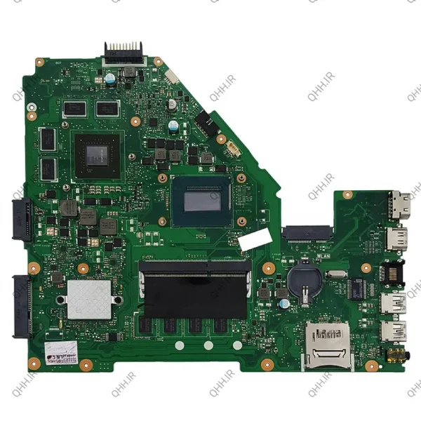 مادربرد لپ تاپ ایسوس X550JD CPU-I5-4_LVDS-40Pin_4GB-2GB گرافیک دار