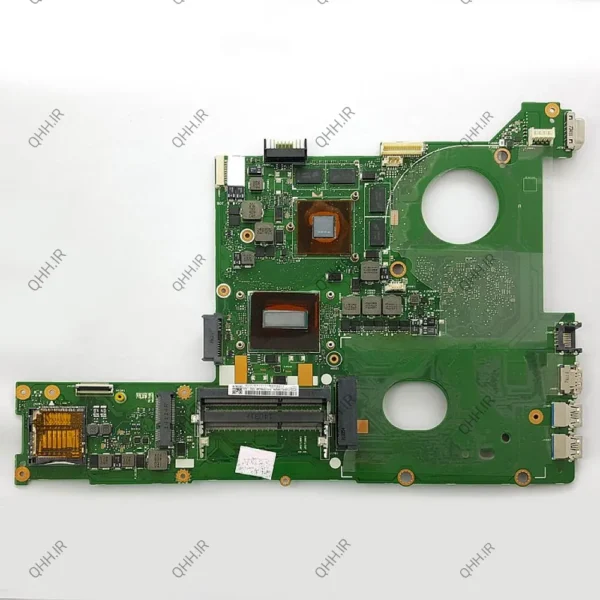 مادربرد لپ تاپ ایسوس N46JV CPU-I7-4700HQ 2GB گرافیک دار