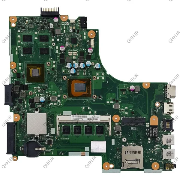 مادربرد لپ تاپ ایسوس X450CC CPU-Pentium_Ram-4GB_VGA-2GB گرافیک دار-مشابه X450EP