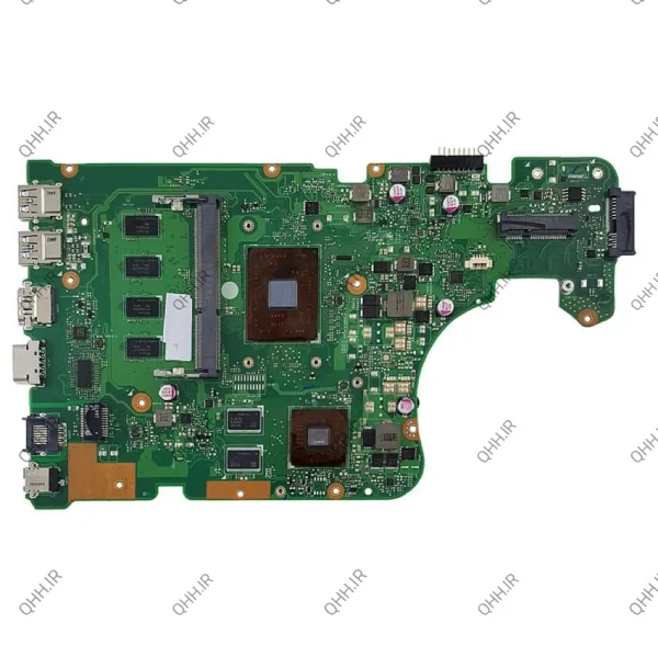 مادربرد لپ تاپ ایسوس X555DG-A555-K555 CPU-AMD E2-7110_REV 2.0 LED-30Pin 4GB-2GB گرافیک دار