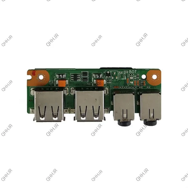 برد یو اس بی و هدفون لپ تاپ ایسوس K53SV-K53SD