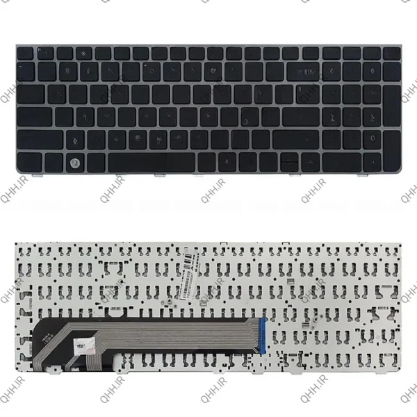 کیبرد لپ تاپ اچ پی ProBook 4530 مشکی-بافریم نوک مدادی