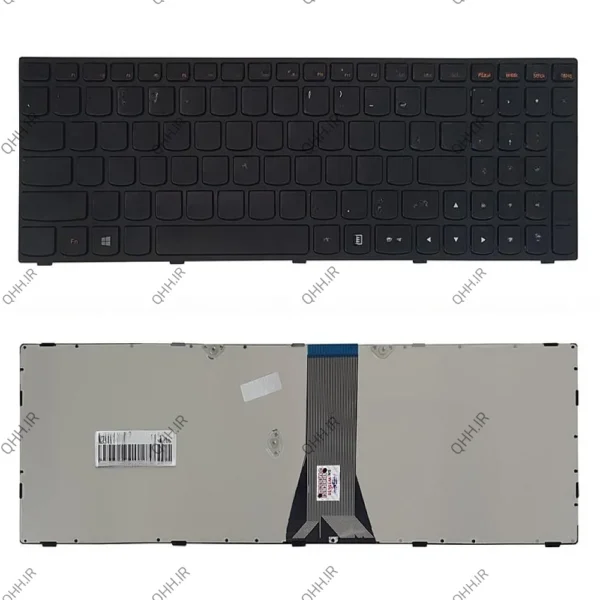 کیبرد لپ تاپ لنوو IdeaPad G50-70 مشکی-بدون بک لایت-با فریم