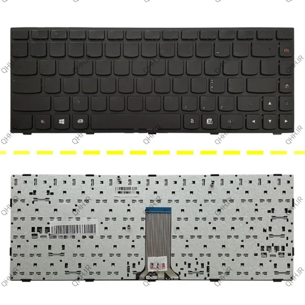 کیبرد لپ تاپ لنوو Ideapad G40-70 مشکی-با فریم