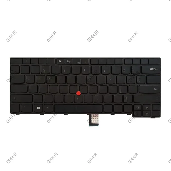 کیبرد لپ تاپ لنوو ThinkPad E450-E460 مشکی-با موس-با فریم