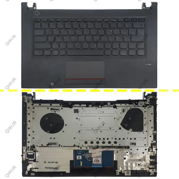 کیبرد لپ تاپ لنوو Essential E42-70 مشکی-با قاب C به همراه تاچ پد