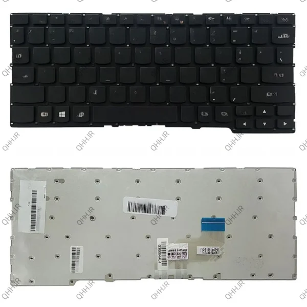 کیبرد لپ تاپ لنوو Yoga 300-11IBR مشکی-اینترکوچک بدون فریم