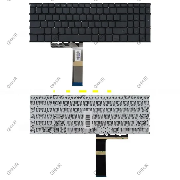 کیبرد لپ تاپ لنوو IdeaPad 5-15IL05_ThinkBook 15-G2 مشکی-اینترکوچک-بدون فریم