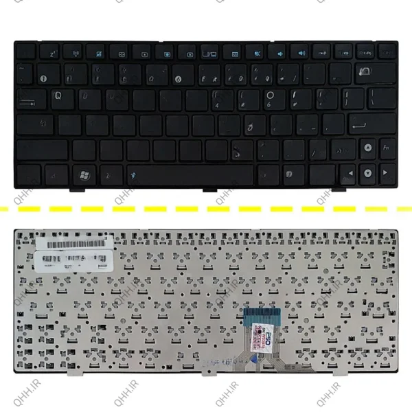 کیبرد لپ تاپ ایسوس Eee PC 1004-1005 مشکی-با فریم فلت پهن