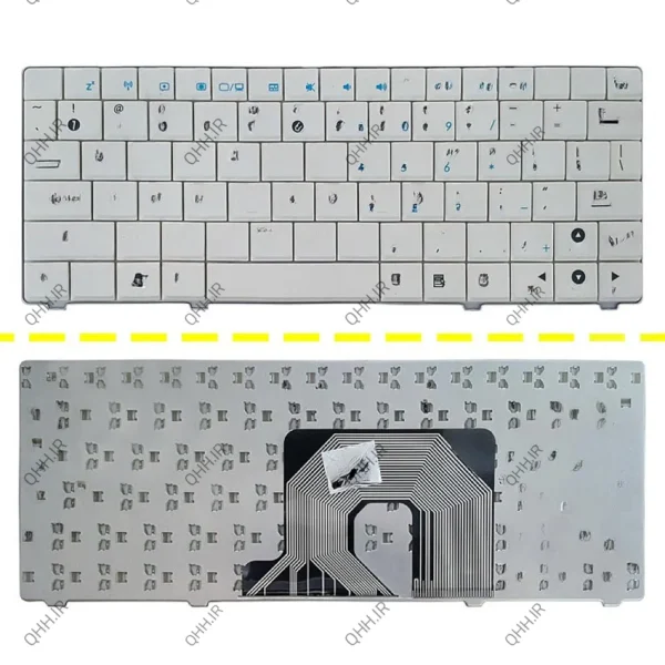 کیبرد لپ تاپ ایسوس Eee PC 900 سفید-اینترکوچک بدون فریم