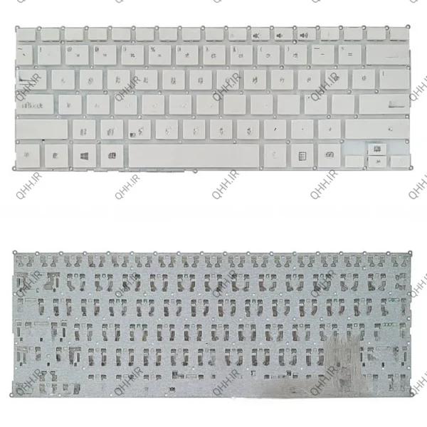 کیبرد لپ تاپ ایسوس S200-X200 سفید-اینترکوچک بدون فریم