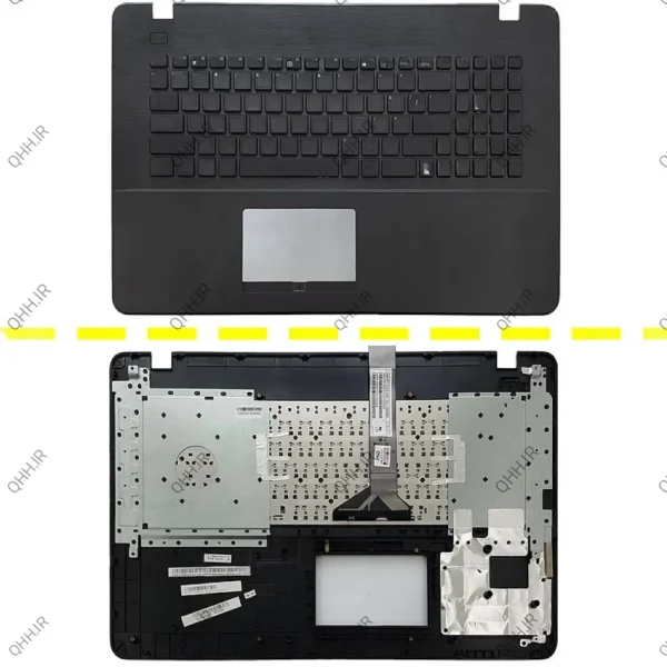 کیبرد لپ تاپ ایسوس Vivobook K751 مشکی با قاب C