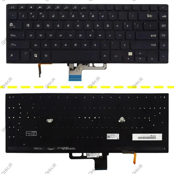 کیبرد لپ تاپ ایسوس ZenBook Pro UX550 مشکی-اینترکوچک-بابک لایت و کلید پاور