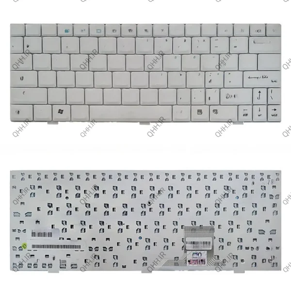 کیبرد لپ تاپ Hasse Q200 Averatec 1000-1020-1050 سفید
