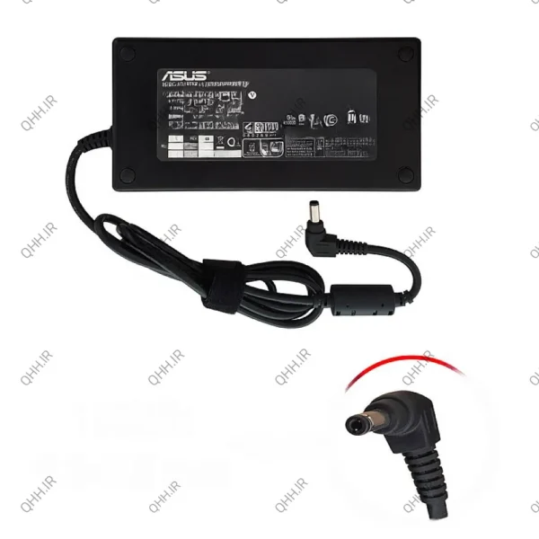 آداپتور لپ تاپ ایسوس 19V 9.5A Gimo Plus سرنرمال کابل سه تایی