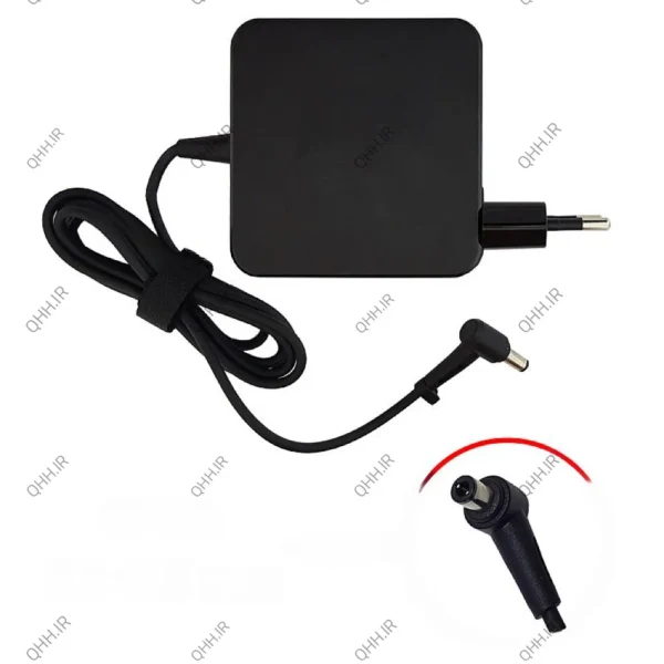 آداپتور لپ تاپ ایسوس 19V 3.42A Gimo Plus مربعی