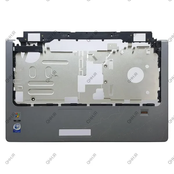 قاب کنار کیبرد لپ تاپ دل Studio 1535-1536-1537 نقره ای-با فینگر پرینت طرح دار