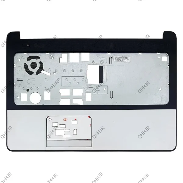 قاب کنار کیبرد لپ تاپ اچ پی ProBook 355 G1_355 G2 مشکی-نقره ای بدون فینگر پرینت خط و خش دار