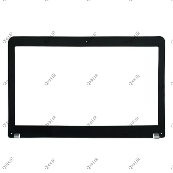 قاب جلو ال سی دی لپ تاپ لنوو Thinkpad Edge E531-E540 مشکی-نقره ای غیرتاچ چهار پیچ-ال ای دی نازک