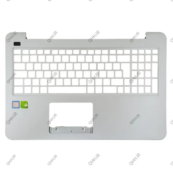 قاب کنار کیبرد لپ تاپ ایسوس K556U-X556 نقره ای-اینتربزرگ خط و خش دار