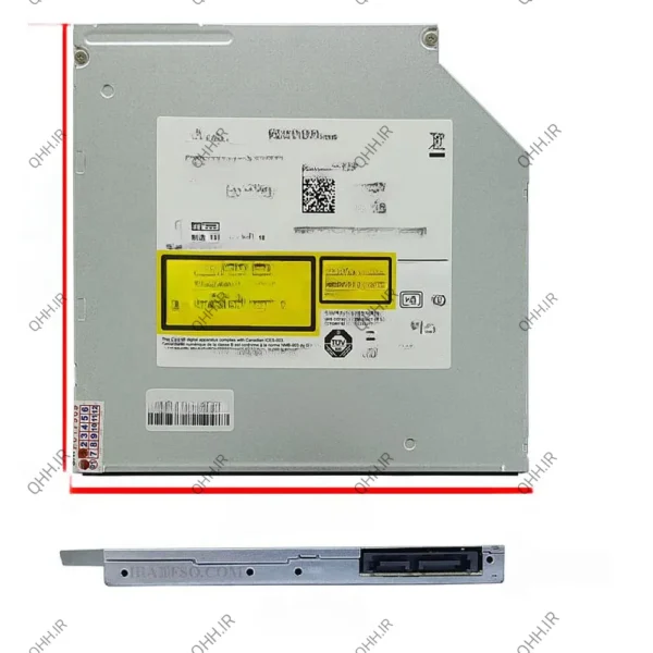 درایو لپ تاپ دی وی دی رایتر H.L Sata Superslim E1 9mm