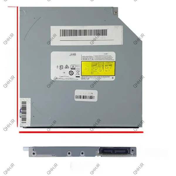 درایو لپ تاپ دی وی دی رایتر فیلیپس لایتون Sata Superslim E1 9mm ریفر