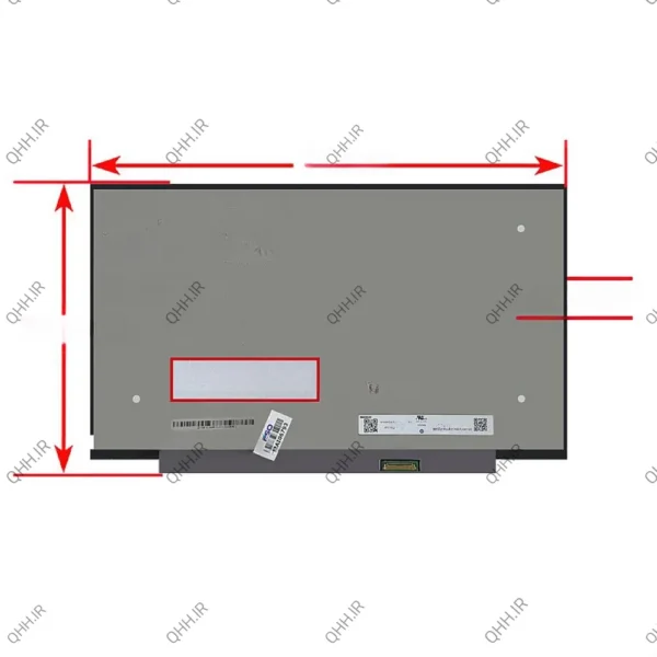 ال ای دی لپ تاپ 14.0 Innolux N140HCA-EAE نازک مات 30 پین FHD-IPS بدون جاپیچ-NEW پیکسل دار 316x196x3mm