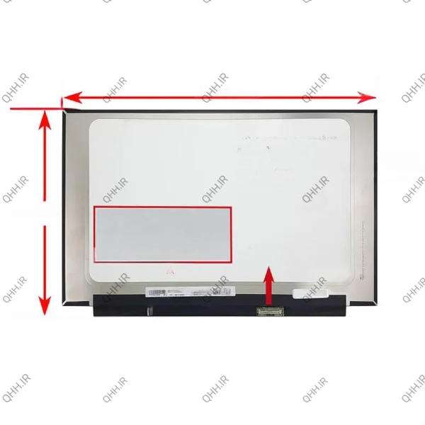 ال ای دی لپ تاپ 15.6 AUO B156HAN10.2 نازک مات 40 پین FHD-EDP-240HZ بدون جاپیچ 350x216x2.4mm