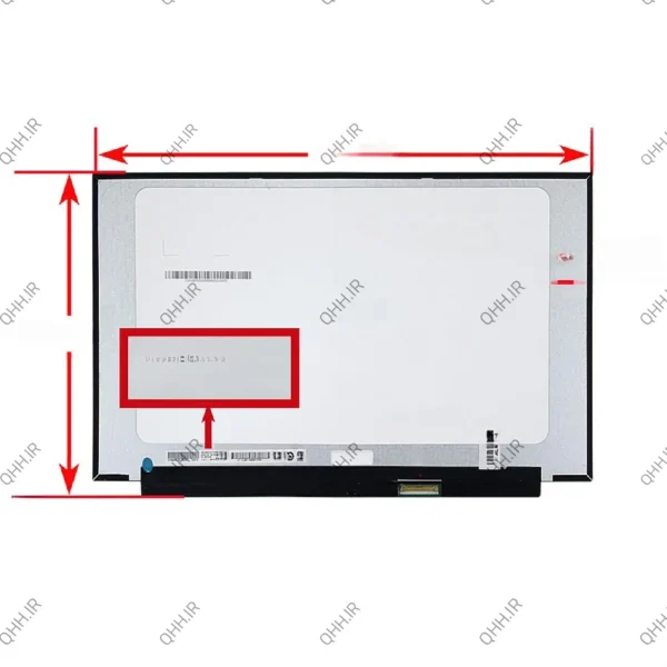 ال ای دی لپ تاپ 15.6 AUO B156XTK02.0_NEW نازک براق 40 پین EDP-Touch بدون جاپیچ 350x216x3.2mm