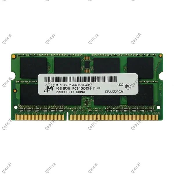 رم لپ تاپ 4 گیگ Micron Technology DDR3-1333-10600 MHZ 1.5V