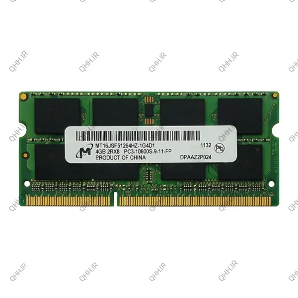 رم لپ تاپ 4 گیگ Micron Technology DDR3-1333-10600 MHZ 1.5V