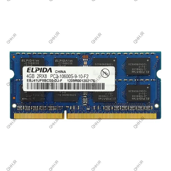 رم لپ تاپ 4 گیگ Elpida DDR3-1333-10600 MHZ 1.5V