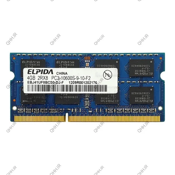 رم لپ تاپ 4 گیگ Elpida DDR3-1333-10600 MHZ 1.5V