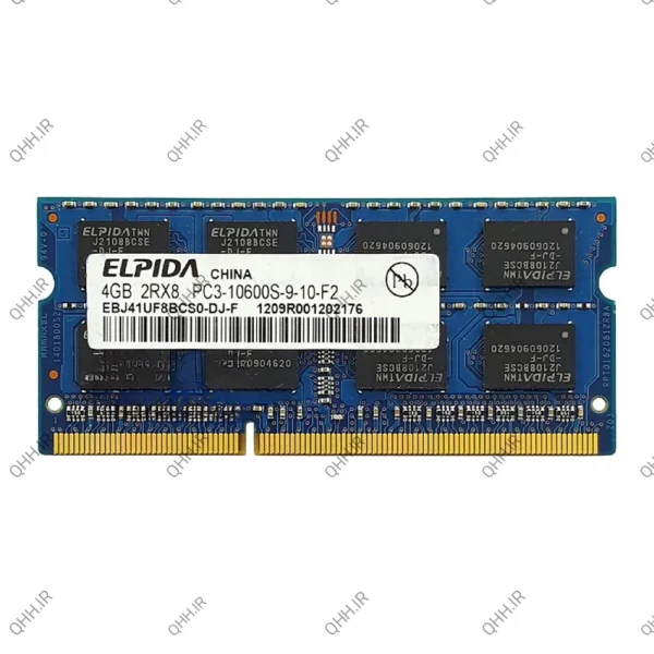 رم لپ تاپ 4 گیگ Elpida DDR3-1333-10600 MHZ 1.5V
