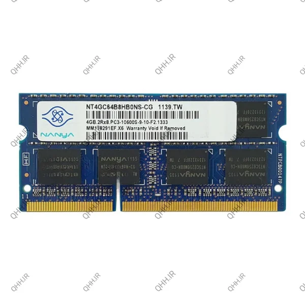 رم لپ تاپ 4 گیگ Nanya DDR3-10600-1333 MHZ 1.5V