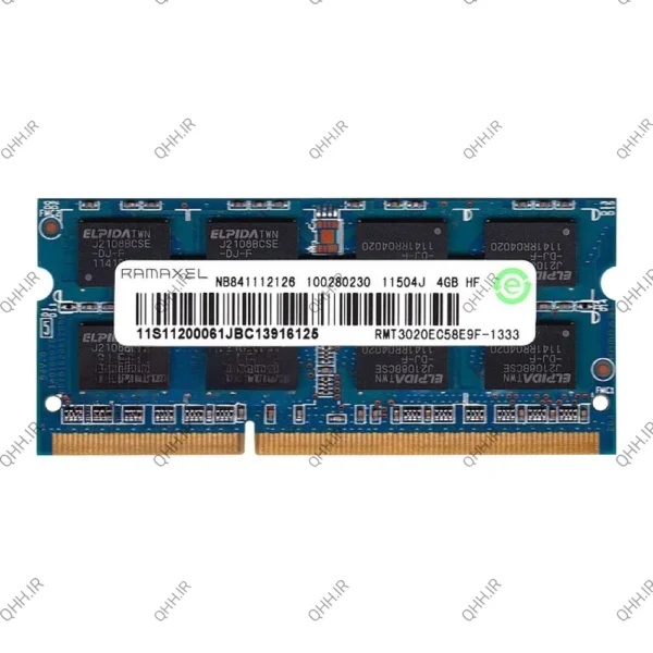 رم لپ تاپ 4 گیگ Ramaxel DDR3-1333-10600 MHZ 1.5V