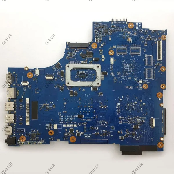 مادربرد لپ تاپ دل Inspiron 3721-5721_CPU-I5-3317U_VAW11_LA-9102P گرافیک اینتلی