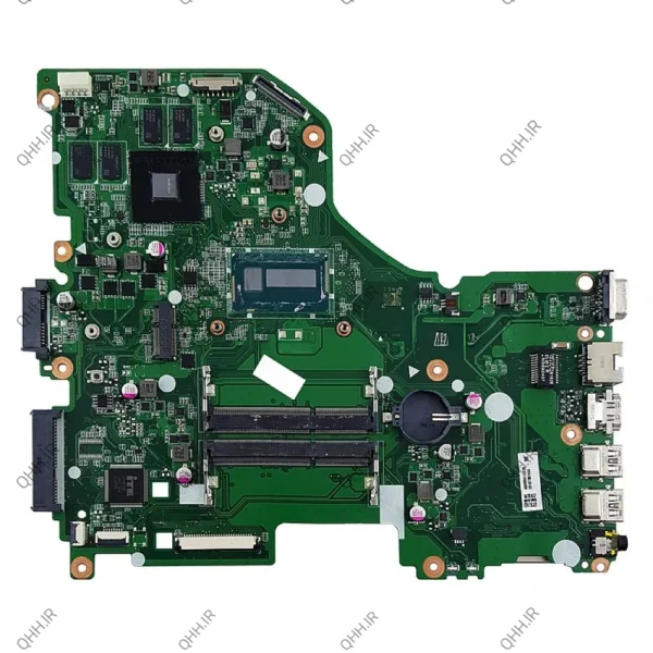 مادربرد لپ تاپ ایسر Aspire E5-573_V3-574 CPU-I3-5005U_ZRT_DA0ZRTMB6D0_VGA-2GB گرافیک دار-CPU حرارت دیده