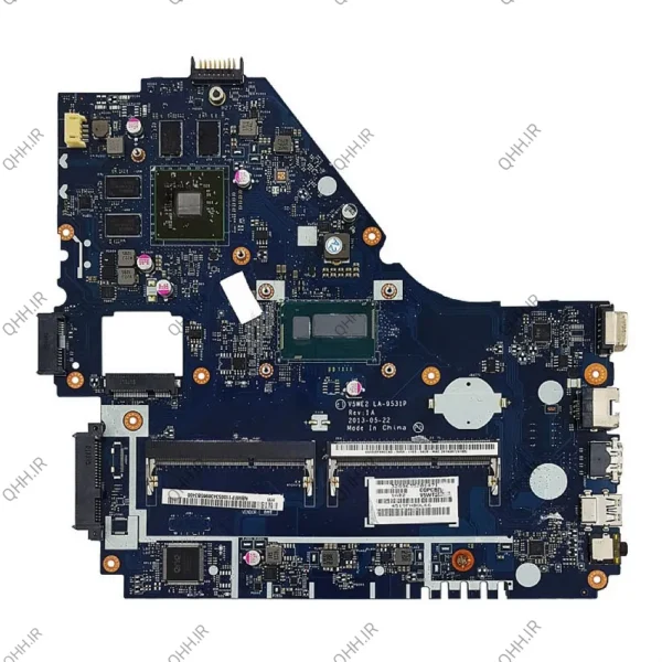 مادربرد لپ تاپ ایسر MainboardAcer Aspire E1-572_CPU-I5-4200U_V5WE2_LA-9531P VGA-2GB گرافیک دار-تعمیری