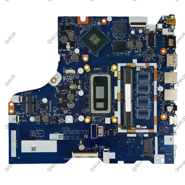 مادربرد لپ تاپ لنوو IdeaPad L340-15IWL_CPU-I5-8265U_FG7N0_FG540_FG740_FV741_NM-C092_VGA-1GB گرافیک دار