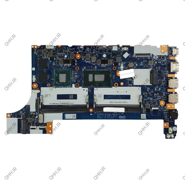 مادربرد لپ تاپ لنوو Thinkpad E480-E580 CPU-I5-8250_EE480-EE580_NM-B421_VGA-2GB گرافیک دار